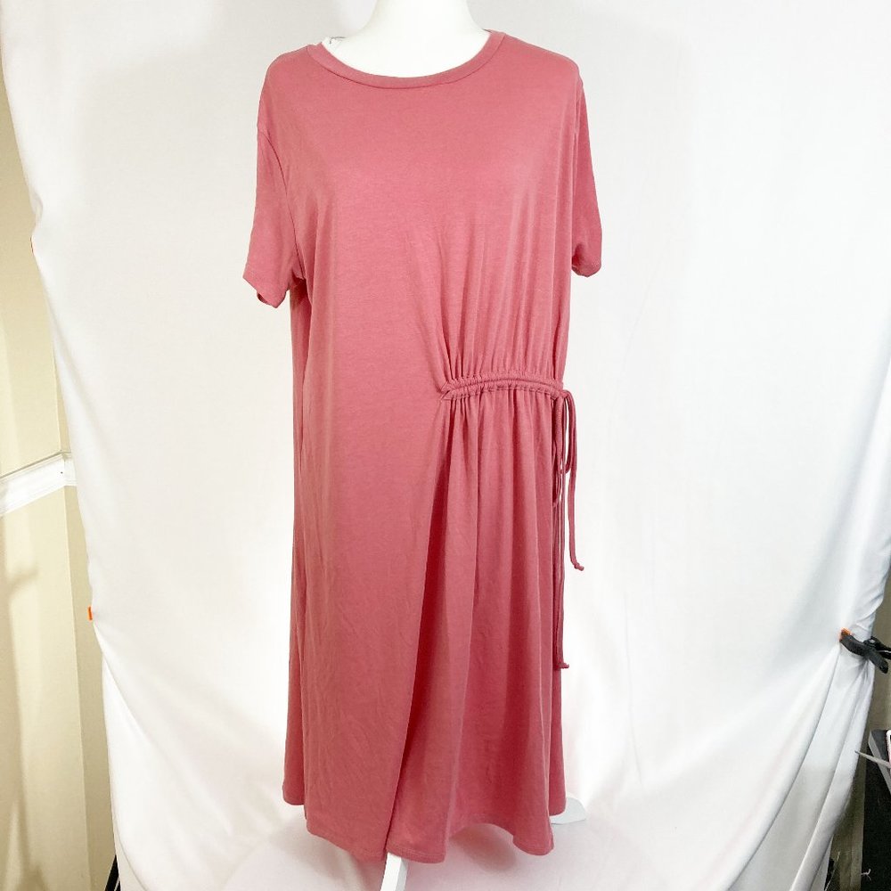 Thyme + Honey Ruched Tee Shirt Dress NWT Size XL